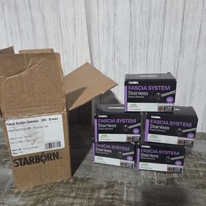 5 Starborn Fascia System 1-7/8" 305 Stainless Screws BRAZILIAN IPE #73 100/box